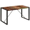 Dining Table 55.1"x27.6"x29.5" Solid Reclaimed Wood