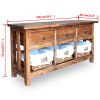 Sideboard Solid Reclaimed Wood 39.4"x11.8"x19.7"