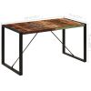 Dining Table 55.1"x27.6"x29.5" Solid Reclaimed Wood