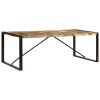 Dining Table 86.6"x39.4"x29.5" Solid Reclaimed Wood