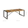 Dining Table 86.6"x39.4"x29.5" Solid Reclaimed Wood