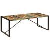 Dining Table 86.6"x39.4"x29.5" Solid Reclaimed Wood