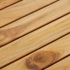 Decking Tiles 30 pcs 11.8"x11.8" Solid Wood Teak Vertical Pattern