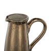 7" x 5" x 11" Candia Terracotta Pitcher, Sienna Brown