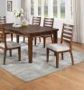 Contemporary Style 1pc Dining Table w 6 Drawers Rectangle Table Cherry Brown Finish Kitchen Dining Room