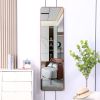 The 4th generation floor standing full-length mirror. wall mirror, bathroom makeup mirror, bedroom foyer, clothing store, wall mounted. 60 "* 16.5"