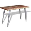 Dining Table Solid Reclaimed Wood 47.2"x23.6"x30"