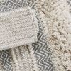 Woven Texture Stripe Bath Rug(22 x 58")