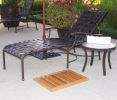 Oceanstar Bamboo Floor and Shower Mat FM1163