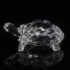 1pc Crystal Turtle Figurine, Miniature Tortoise Statue, Chinese Lucky Feng Shui Ornament For Home Office Desk Decoration Accessories Wedding, Home Dec