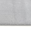 Washable Rug Soft Fluffy Short Pile 63"x90.6" Anti Slip Gray