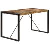 Dining Table 55.1"x27.6"x29.5" Solid Reclaimed Wood