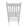 wooden porch rocker chair WHITE