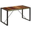 Dining Table 55.1"x27.6"x29.5" Solid Reclaimed Wood