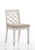 Havanna Set of 2 Off White 19" Wide Contemporary Fabric Chair with Cushion