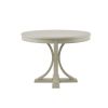 44" Round Dining Table, Solid Wood Finish Classic Design For Dining room, Antique Cream