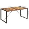 Dining Table 63"x31.5"x29.5" Solid Reclaimed Wood