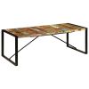 Dining Table 86.6"x39.4"x29.5" Solid Reclaimed Wood