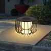 Outdoor Solar Powered Glow Garden Table, Lawn light, path light for yard patio garden front door