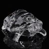 1pc Crystal Turtle Figurine, Miniature Tortoise Statue, Chinese Lucky Feng Shui Ornament For Home Office Desk Decoration Accessories Wedding, Home Dec