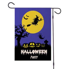 Halloween Decorations Garden Flag 12x18 Vertical Double Sided I Smell Children Sisters Fall Outside Hocus Pocus Decor Burlap Yard Flag (Color: Pic D, size: 47x32cm)