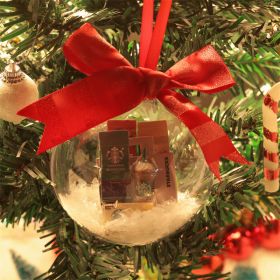 Funny Christmas Ball Ornaments, Mini Hanging Decorations for Family and Friends (Color: Q12)