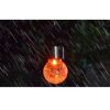 Garden Cracked Glass Ball Hanging Solar Lights with Handle and Clip